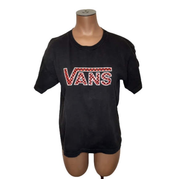 Vans Other - Vans Boys Checkered Logo Graphic T-Shirt SZ Large